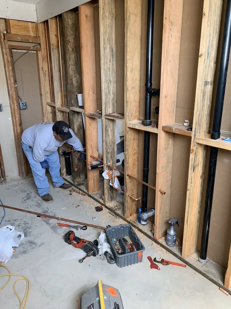 Commercial rough-in plumbing for Water Heater Replacement in Marble Cliff Crossing